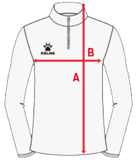 Tracksuit Jacket Measurement Diagram